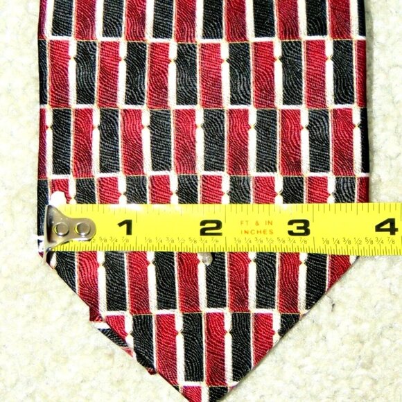 Lot 6 Silk Ties - Mezzo Matto/Bill Blass/Nautica/Bruno Rossi/Van Heusan/Britches - Picture 9 of 16